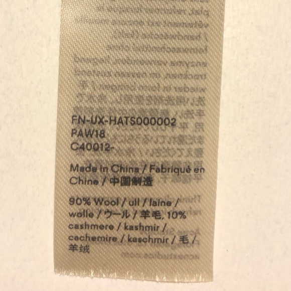 Acne Studios navy beanie - Picture 7 of 8